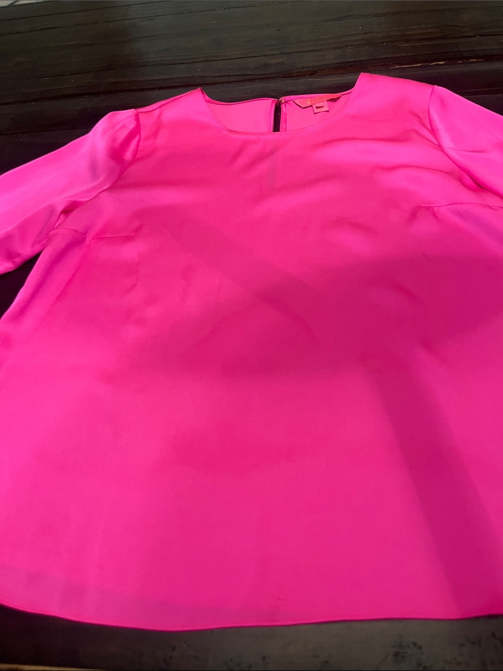 Lilly Pulitzer Vibrant Pink Top - Picture 6 of 6
